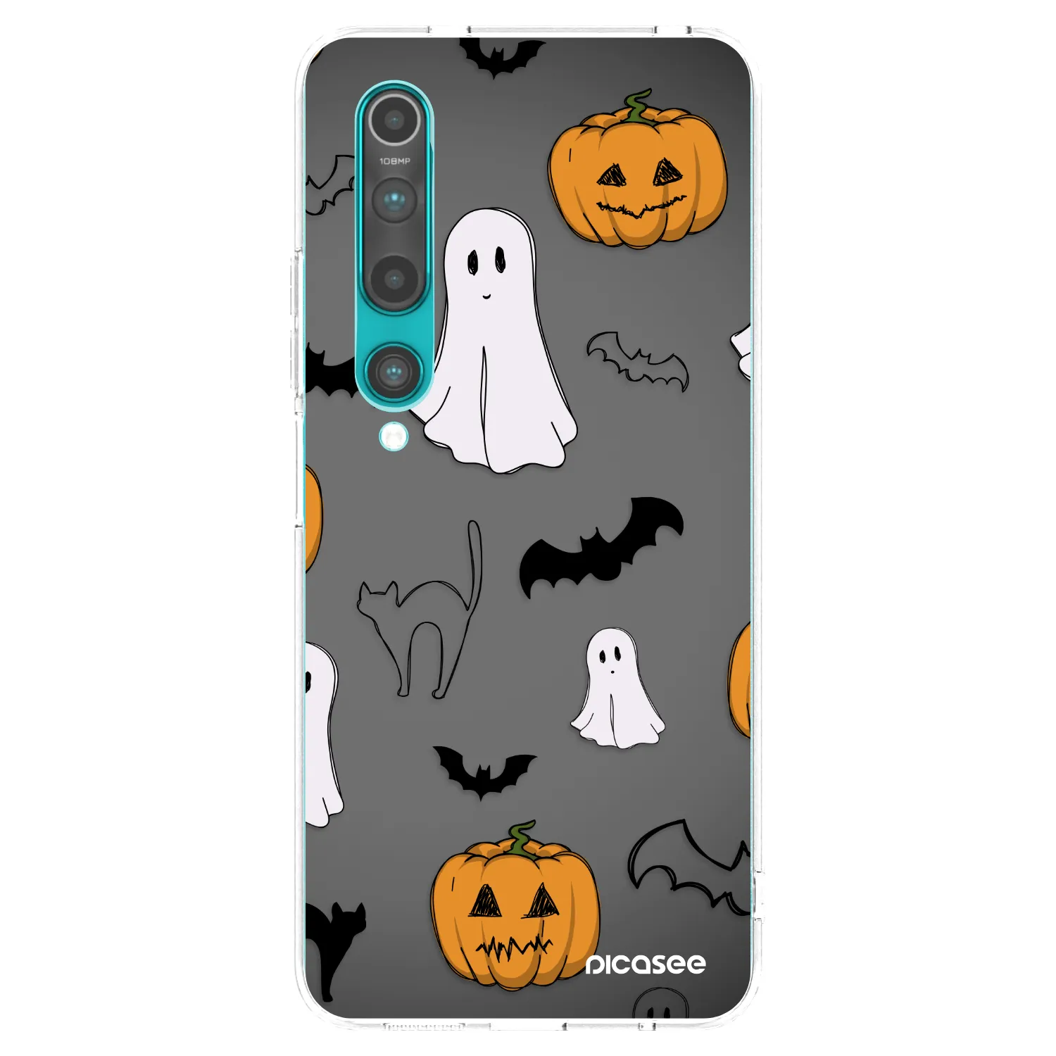 Picasee διαφανής θήκη σιλικόνης Xiaomi Mi 10 - Spooky crew