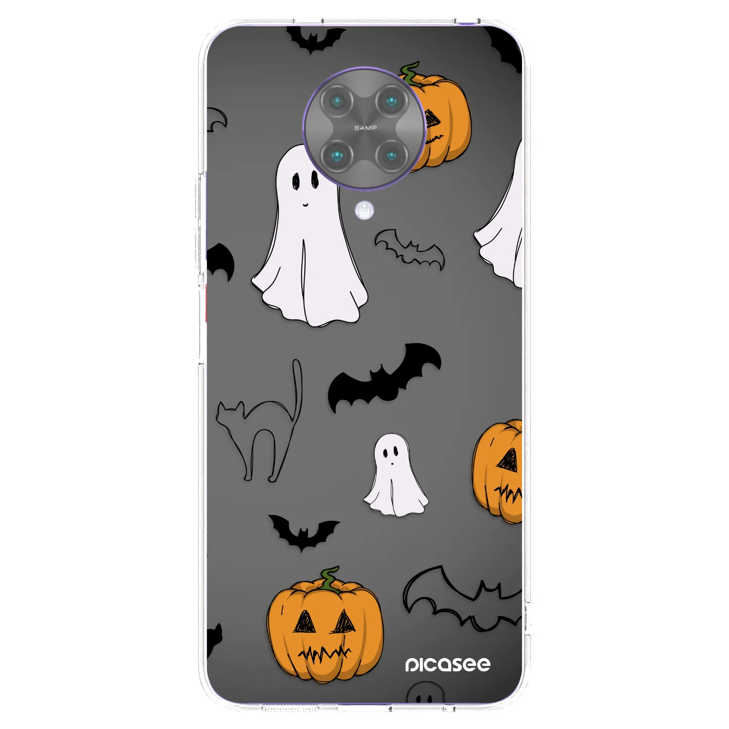 Picasee διαφανής θήκη σιλικόνης Xiaomi Poco F2 Pro - Spooky crew