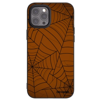 Picasee Μαύρη θήκη σιλικόνης για Apple iPhone 12 Pro Max - Web