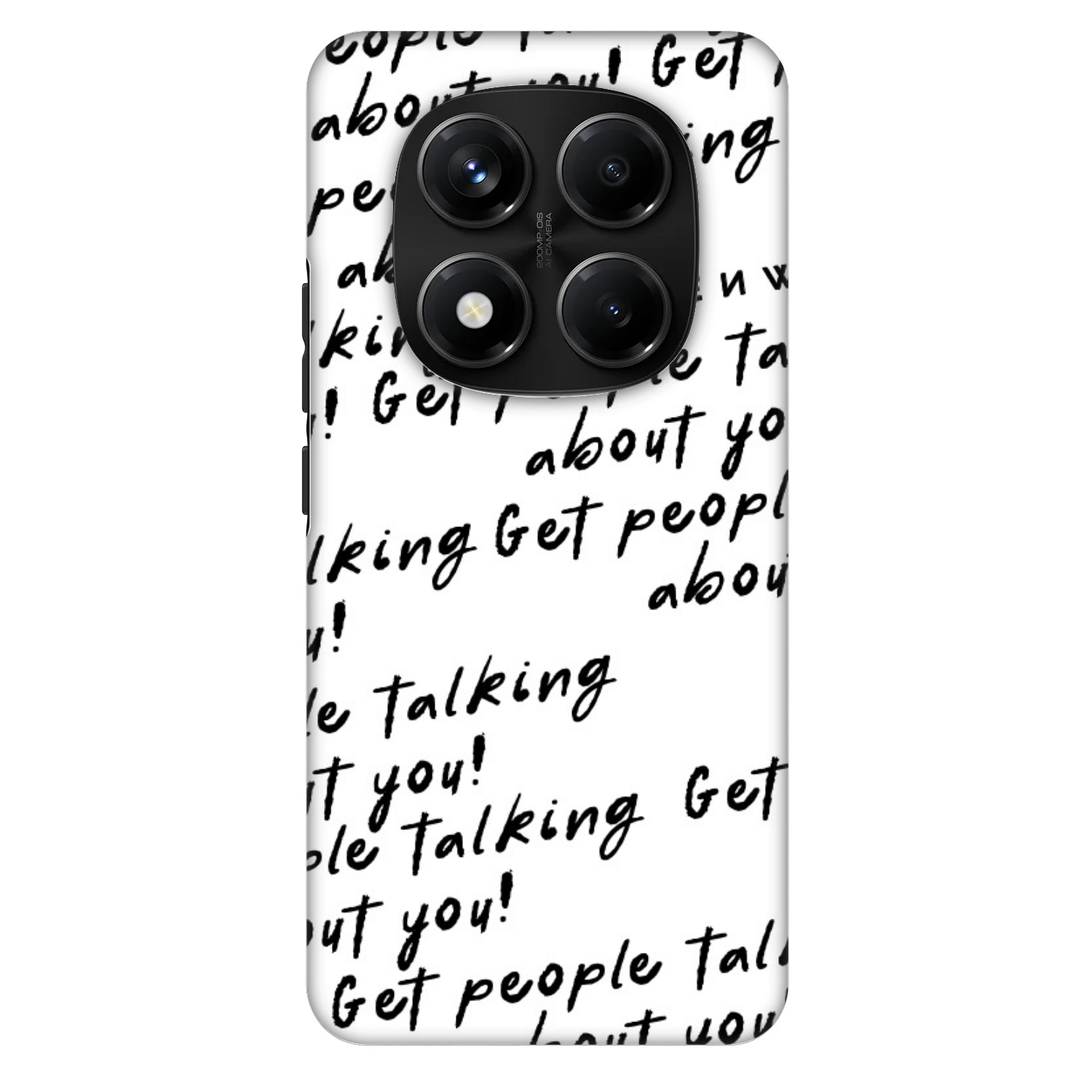 Picasee Fashion Case για Xiaomi Redmi Note 14 Pro+ 5G - GET PEOPLE TALK ABOUT YOU