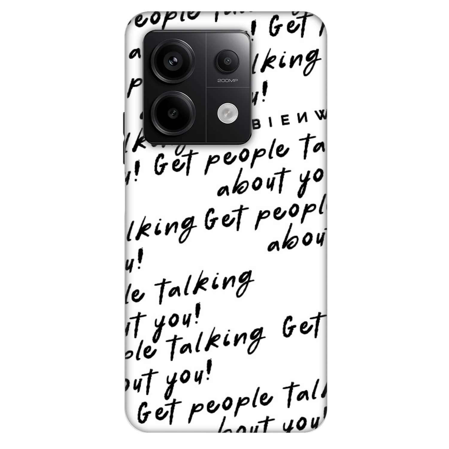 Picasee Fashion Case για Xiaomi Redmi Note 13 Pro 5G - GET PEOPLE TALK ABOUT YOU