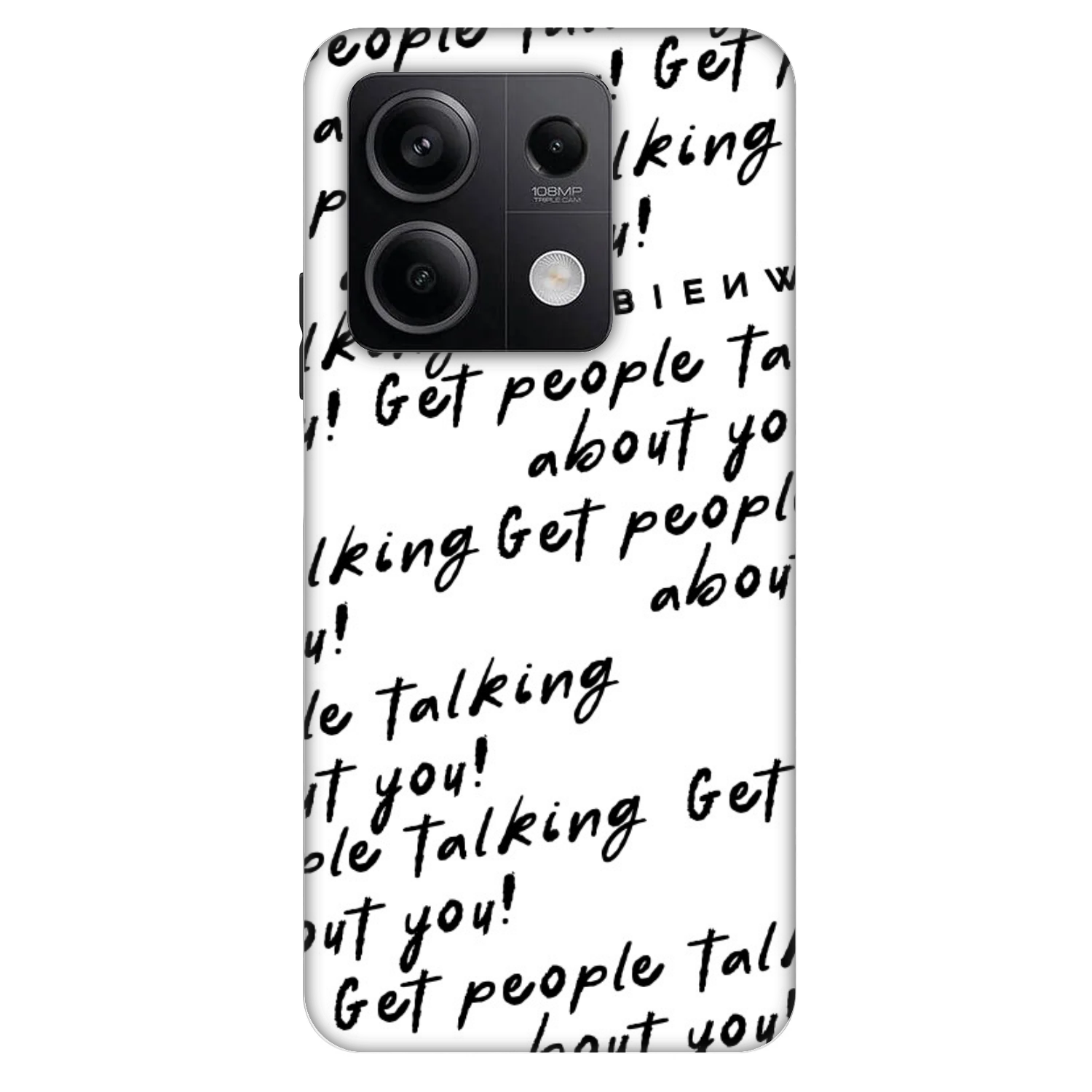 Picasee Fashion Case για Xiaomi Redmi Note 13 5G - GET PEOPLE TALK ABOUT YOU