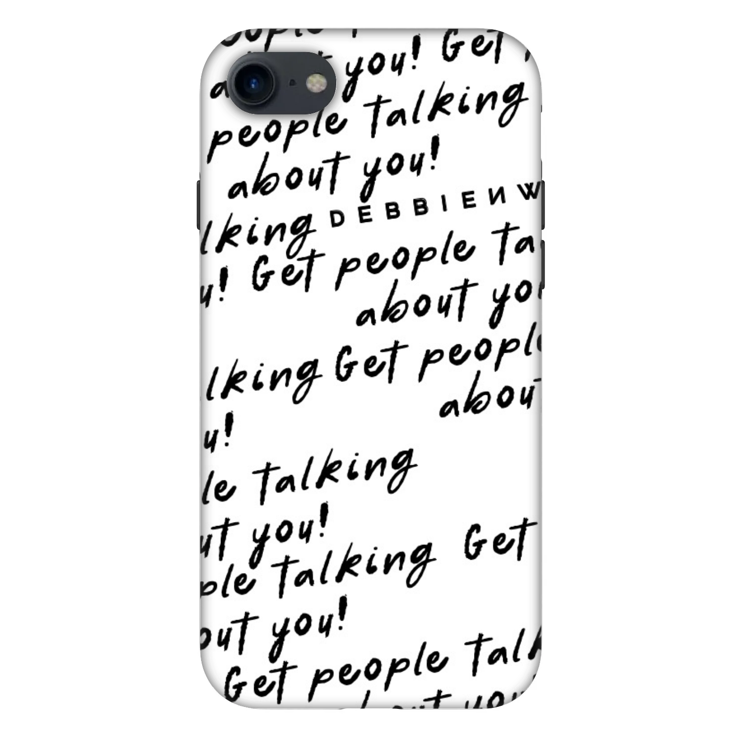 Picasee Fashion Case για Apple iPhone SE 2020 - GET PEOPLE TALK ABOUT YOU