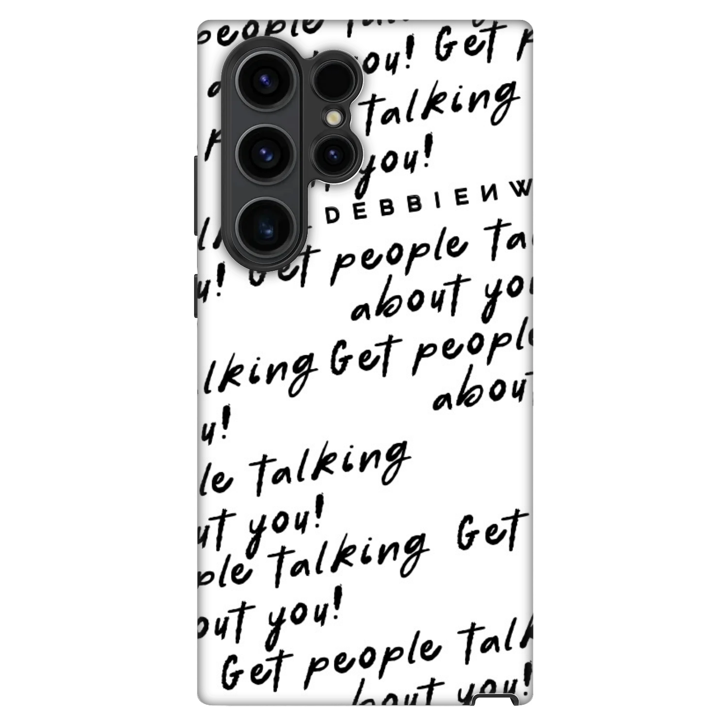Picasee Fashion Case για Samsung Galaxy S23 Ultra 5G - GET PEOPLE TALK ABOUT YOU