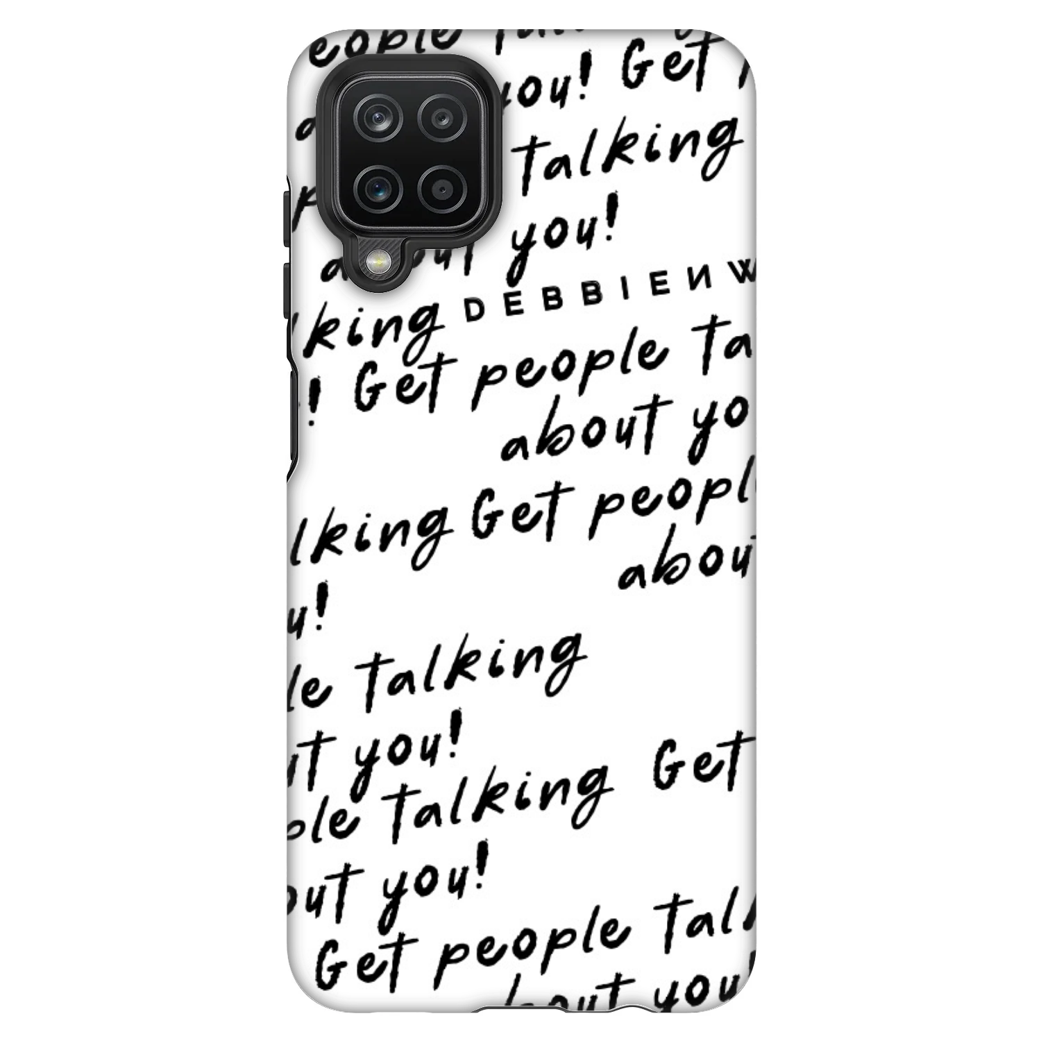 Picasee Fashion Case για Samsung Galaxy A12 A125F - GET PEOPLE TALK ABOUT YOU