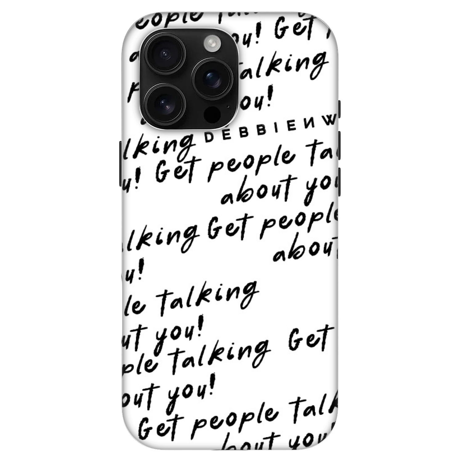 Picasee Fashion Case MagSafe για Apple iPhone 16 Pro Max - GET PEOPLE TALK ABOUT YOU