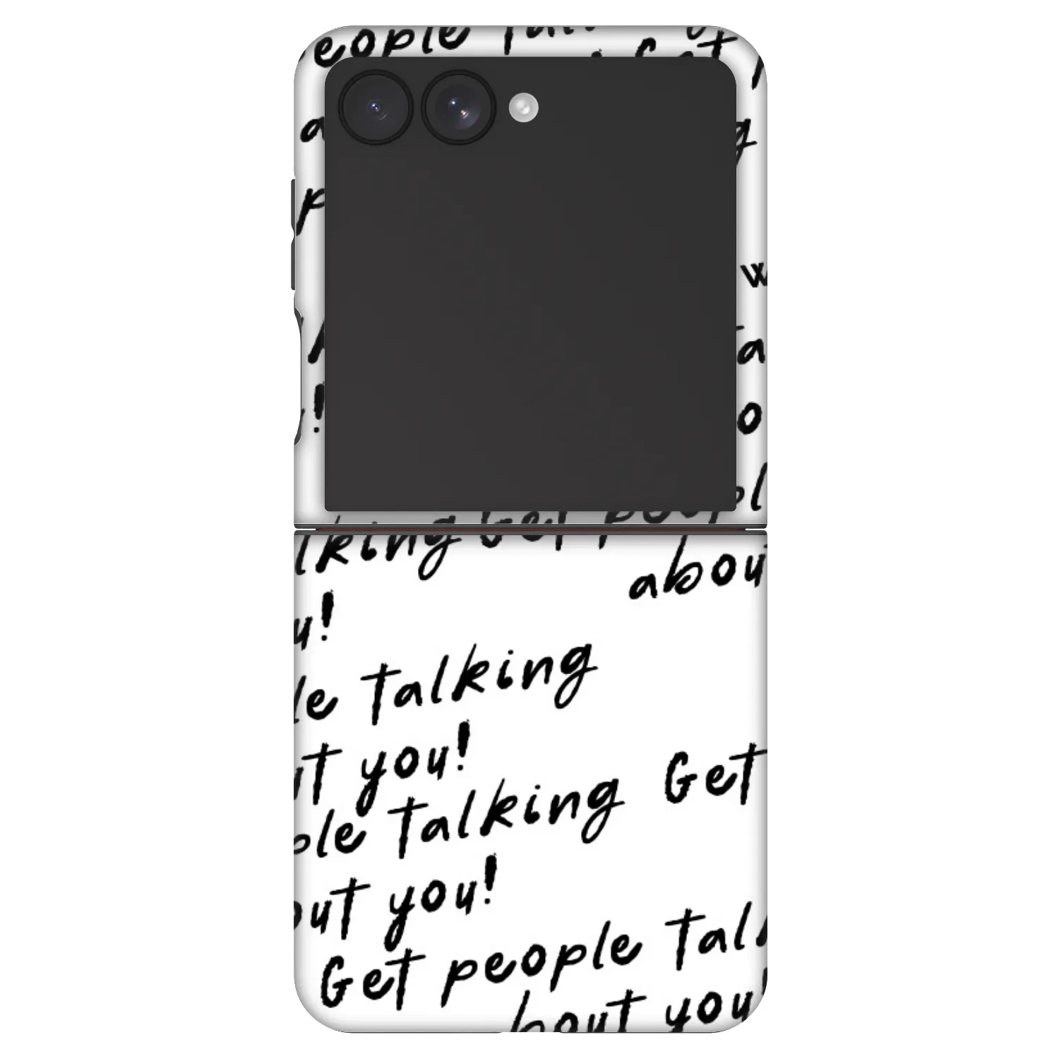 Picasee Fashion Case για Samsung Galaxy Z Flip7 5G - GET PEOPLE TALK ABOUT YOU