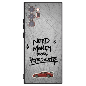 Picasee Μαύρη θήκη σιλικόνης για Samsung Galaxy Note 20 Ultra - Grey Drift