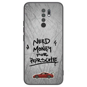 Picasee Μαύρη θήκη σιλικόνης για Xiaomi Redmi 9 - Grey Drift