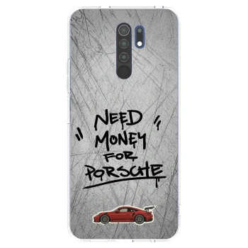 Picasee διαφανής θήκη σιλικόνης Xiaomi Redmi 9 - Grey Drift