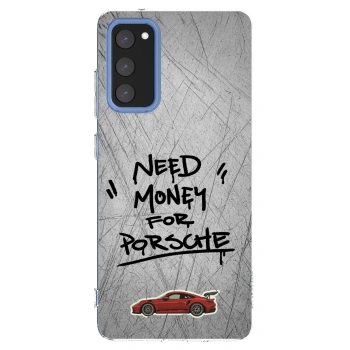 Picasee διαφανής θήκη σιλικόνης Samsung Galaxy S20 FE - Grey Drift