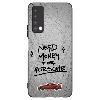 Picasee Μαύρη θήκη σιλικόνης για Huawei P Smart 2021 - Grey Drift