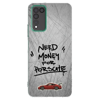 Picasee διαφανής θήκη σιλικόνης Honor 10X Lite - Grey Drift