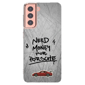 Picasee διαφανής θήκη σιλικόνης Samsung Galaxy S21 5G G991B - Grey Drift