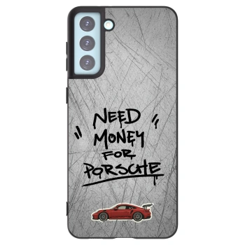 Picasee Μαύρη θήκη σιλικόνης για Samsung Galaxy S21+ 5G G996F - Grey Drift