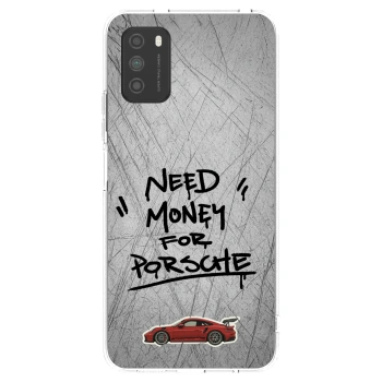 Picasee διαφανής θήκη σιλικόνης Xiaomi Poco M3 - Grey Drift