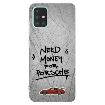 Picasee διαφανής θήκη σιλικόνης Samsung Galaxy M31s - Grey Drift