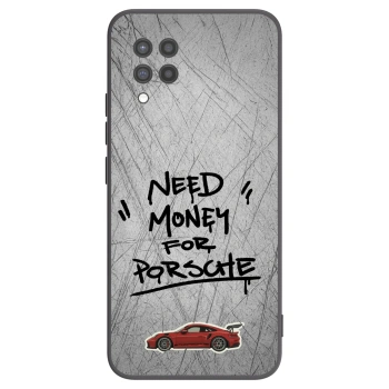 Picasee Μαύρη θήκη σιλικόνης για Samsung Galaxy A42 A426B - Grey Drift