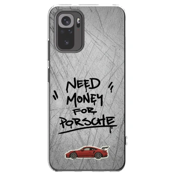 Picasee διαφανής θήκη σιλικόνης Xiaomi Redmi Note 10S - Grey Drift