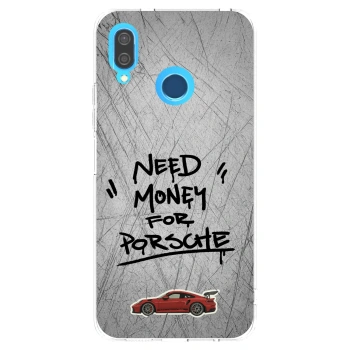Picasee διαφανής θήκη σιλικόνης Huawei P20 Lite - Grey Drift