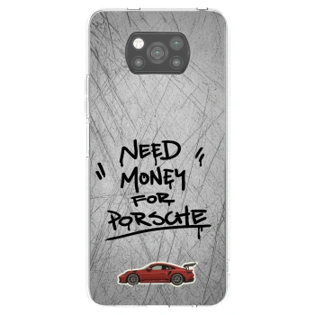 Picasee Μαύρη θήκη σιλικόνης για Xiaomi Poco X3 Pro - Grey Drift