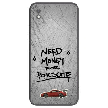 Picasee Μαύρη θήκη σιλικόνης για Xiaomi Redmi 9AT - Grey Drift