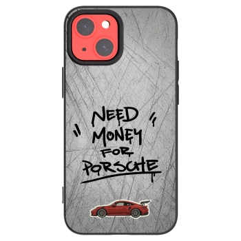Picasee Μαύρη θήκη σιλικόνης για Apple iPhone 13 mini - Grey Drift