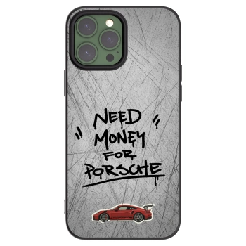 Picasee Μαύρη θήκη σιλικόνης για Apple iPhone 13 Pro Max - Grey Drift