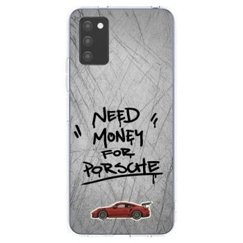Picasee διαφανής θήκη σιλικόνης Samsung Galaxy A02s A025G - Grey Drift
