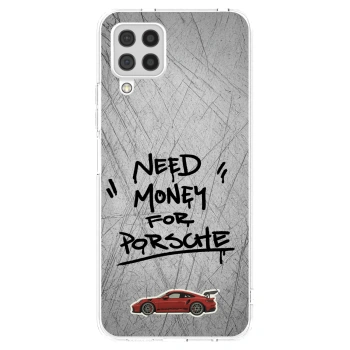 Picasee διαφανής θήκη σιλικόνης Samsung Galaxy A22 A225F 4G - Grey Drift