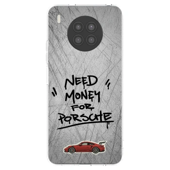 Picasee διαφανής θήκη σιλικόνης Huawei Nova 8i - Grey Drift