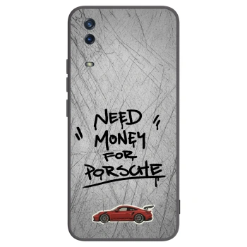 Picasee Μαύρη θήκη σιλικόνης για Vivo Y11s - Grey Drift