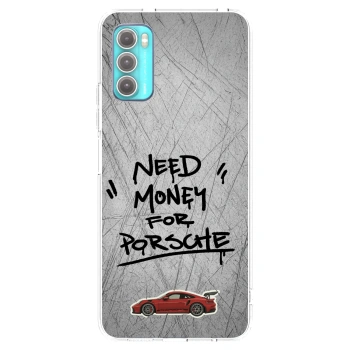 Picasee διαφανής θήκη σιλικόνης Motorola Moto G60 - Grey Drift