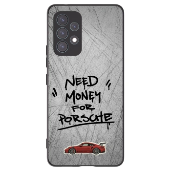 Picasee Μαύρη θήκη σιλικόνης για Samsung Galaxy A53 5G A536 - Grey Drift