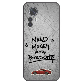 Picasee Μαύρη θήκη σιλικόνης για Xiaomi 12 Pro - Grey Drift