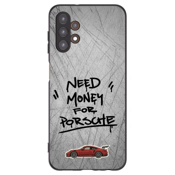 Picasee Μαύρη θήκη σιλικόνης για Samsung Galaxy A13 4G A135 - Grey Drift