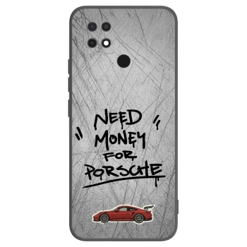 Picasee Μαύρη θήκη σιλικόνης για Xiaomi Redmi 10C - Grey Drift