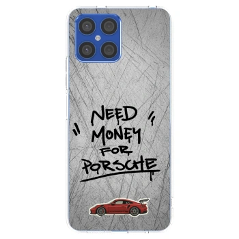 Picasee διαφανής θήκη σιλικόνης Honor X8 4G - Grey Drift