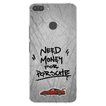 Picasee διαφανής θήκη σιλικόνης Huawei P Smart - Grey Drift