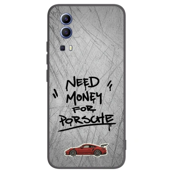 Picasee Μαύρη θήκη σιλικόνης για Vivo Y52 5G - Grey Drift