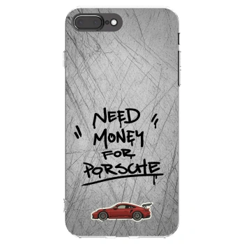 Picasee διαφανής θήκη σιλικόνης Apple iPhone 8 Plus - Grey Drift