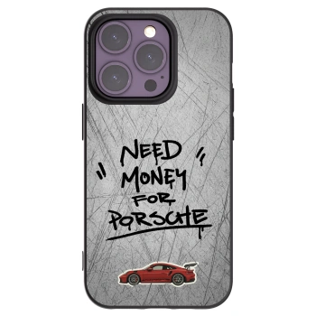 Picasee Μαύρη θήκη σιλικόνης για Apple iPhone 14 Pro - Grey Drift