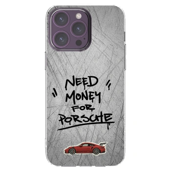 Picasee διαφανής θήκη σιλικόνης Apple iPhone 14 Pro Max - Grey Drift