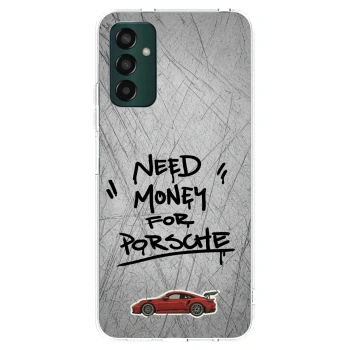 Picasee διαφανής θήκη σιλικόνης Samsung Galaxy M13 M135F - Grey Drift
