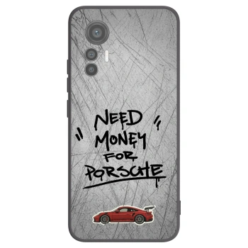 Picasee Μαύρη θήκη σιλικόνης για Xiaomi 12 Lite - Grey Drift