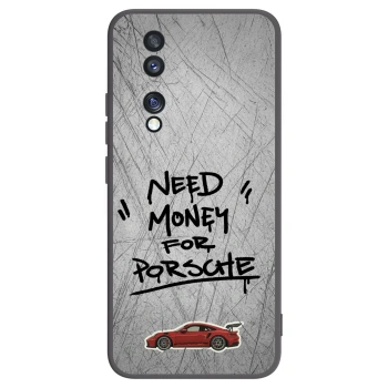 Picasee Μαύρη θήκη σιλικόνης για Honor 70 - Grey Drift