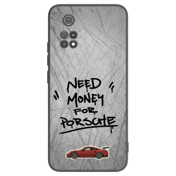 Picasee Μαύρη θήκη σιλικόνης για Xiaomi Poco M4 Pro - Grey Drift