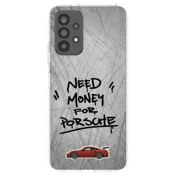 Picasee διαφανής θήκη σιλικόνης Samsung Galaxy A73 5G - Grey Drift