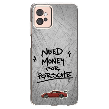 Picasee διαφανής θήκη σιλικόνης Motorola Moto G32 - Grey Drift