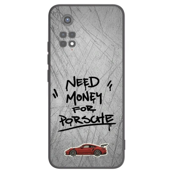 Picasee Μαύρη θήκη σιλικόνης για Xiaomi Redmi Note 11S 5G - Grey Drift